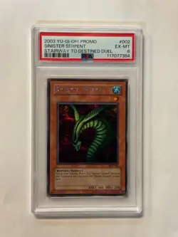 PSA 6 2003 Yu-Gi-Oh Sinister Serpent SDD-002 Promo - Image 1