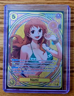 Nami (053) (SP) EB03-053 Extra Booster One Piece Heroines Edition Foil Mint - Image 2