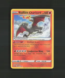 Radiant Charizard 020/159 Crown Zenith Ultra Rare Holo Pokemon Card NM - Image 1
