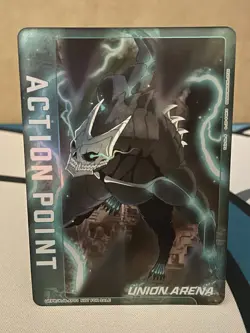 UNION ARENA Kaiju No.8 Action Point Promo Card UEPR/KJ8-AP01 - Image 1