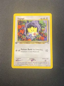 Pokemon Trading Card Togepi 51/111 1st Edition - Image 1