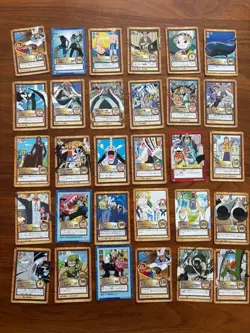 One Piece Carddass Hyper Battle 78 Card Lot Japanese Vintage + Rulebook US Selle - Image 2