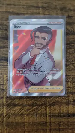 Pokemon card ROSE 189/189 Darkness Ablaze Ultra Rare Full Art Trainer NM - Image 2