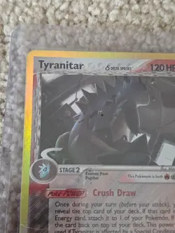 Tyranitar 16/113 Played EX Delta Species 2005 Reverse Holo Rare Pokemon Card TCG - Image 4