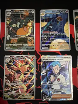 Lot Of 8 Pokemon Cards From Destined Rivals Full Arts And More Pack Fresh NM - Image 3