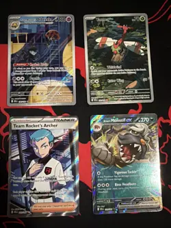 Lot Of 8 Pokemon Cards From Destined Rivals Full Arts And More Pack Fresh NM - Image 4