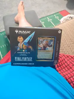 Magic: the Gathering Final Fantasy X Commander Deck Counter Blitz, Sealed, Worn - Image 1