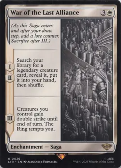 War of the Last Alliance Lord of the Rings Regular Rare #36 NM MTG - Image 1