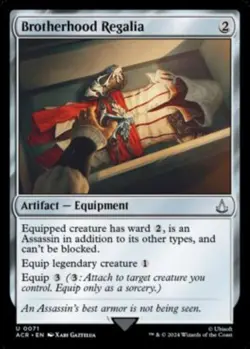 3 (Three) Magic the Gathering MTG Assassin's Creed Collector ezio feast market - Image 5