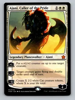 Ajani, Caller of the Pride M Foundations 134 NM - Image 1