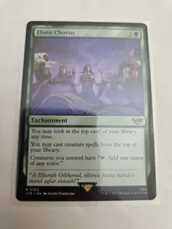 mtg, Elven Chorus: the Lord of the Rings: NM - Image 1
