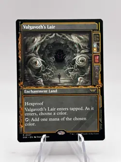 Valgavoth's Lair 0327 Showcase Duskmourn House Of Horror DSK MTG NM - Image 1