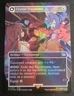 MTG Final Fantasy - Crystal Fragments - Foil Borderless - Image 1
