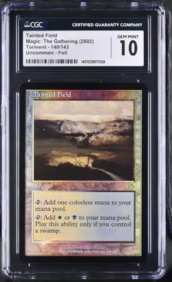 TAINTED FIELD Torment Foil U CGC 10 MTG [Nostalgium] - Image 1