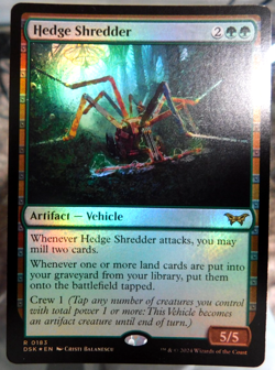 Hedge Shredder - Foil - NM (Unplayed) - Duskmourn - Image 1