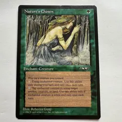MTG Nature's Chosen Alliances Magic the Gathering MP Moderately Played 3 - Image 1