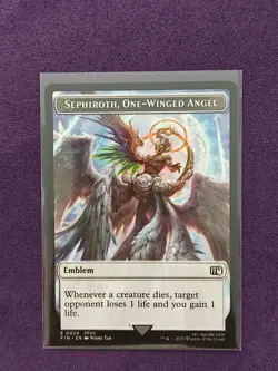 MTG Sephiroth One-winged Angel Robot Warrior 0024/0012 NM Final Fantasy Token - Image 1