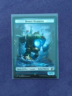 MTG Sephiroth One-winged Angel Robot Warrior 0024/0012 NM Final Fantasy Token - Image 2