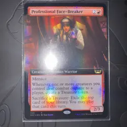 Professional Face-Breaker (Extended Art) #426 (Foil) NM Streets New Capenna - Image 1