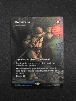 Donnie's Bo - Shadowspear (Borderless) Teenage Mutant Ninja Turtles FOIL X2 MTG - Image 4