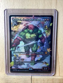RAPHAEL, THE NIGHTWATCHER ~ NM ~ MTG Magic- 0287 TMT Showcase FOIL tmnt - Image 1