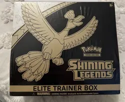 Pokemon SHINING LEGENDS Elite Trainer ETB WITH MAG AND VERIFIED SEALED NO RIPS - Image 1