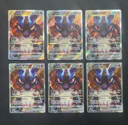 Pokemon TCG Lucario VSTAR Promo Crown Zenith Lot Of 6 - Image 1