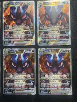 Pokemon TCG Lucario VSTAR Promo Crown Zenith Lot Of 6 - Image 3