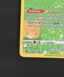 Ditto GG22/GG70 Crown Zenith Full Art Ultra Rare Holo Pokemon Card NM - Image 5