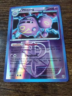 Team Plasma's Weezing 58/135 Plasma Storm Pokemon Reverse Holo - Image 1
