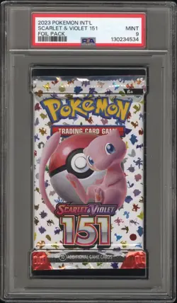 Pokemon Scarlet & Violet 151 SEALED Booster Pack PSA 9 MINT - Image 1