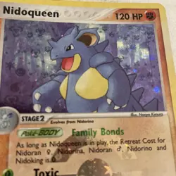 Pokemon TCG Nidoqueen EX FireRed & LeafGreen 9/112 Reverse Holo Rare - Image 4