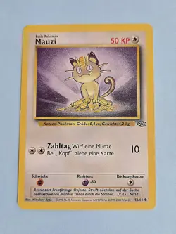 2000 Mauzi (Meowth) 56/64 - Jungle Set - German - NM/LP Pokemon TCG WotC - Image 1