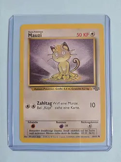 2000 Mauzi (Meowth) 56/64 - Jungle Set - German - NM/LP Pokemon TCG WotC - Image 2