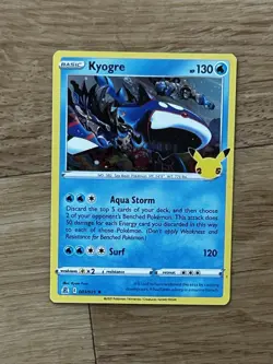 Kyogre 003/025 Rare Celebrations Pokemon Near Mint - Image 1