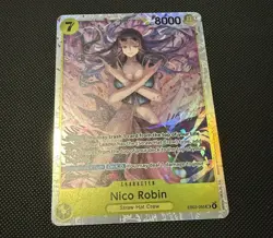 Nico Robin EB03-055 SR Foil English One Piece TCG Card Near Mint - Image 1
