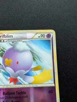 M/NM Pokemon Drifblim Reverse Holo Card 12/90 Undaunted - Image 3