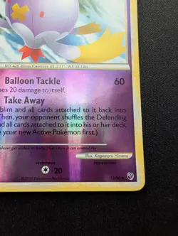 M/NM Pokemon Drifblim Reverse Holo Card 12/90 Undaunted - Image 5