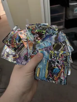 Pokemon EX Holo Card Lot - Rayquaza, Kyogre, Hoopa, Blastoise, Hawlucha - Image 1