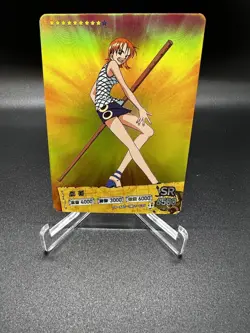 One Piece Anime TCG CCG Anime Card Alabasta Nami SR OP-ABT-TM01-035 - Image 1