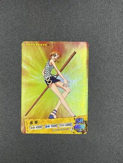 One Piece Anime TCG CCG Anime Card Alabasta Nami SR OP-ABT-TM01-035 - Image 2