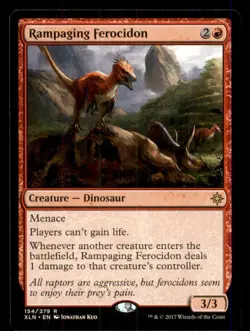 Rampaging Ferocidon LP Light Play Ixalan MTG [12025] - Image 1