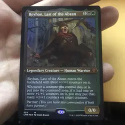 Reyhan, Last of the Abzan (Foil Etched) - Commander Legends (CMR) NM Magic - Image 1