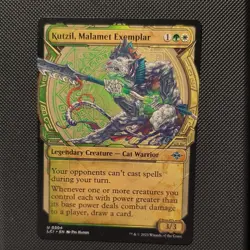 Magic: The Gathering Kutzil Malamet Exemplar Showcase Ixalan 304 White Green Un… - Image 1