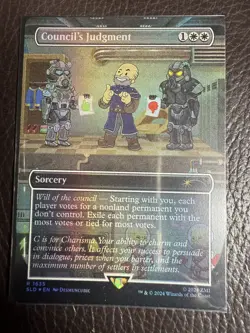 Mtg Secret Lair Fallout— Council’s Judgement—Foil—NM - Image 1