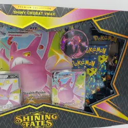 SHINING FATES POKEMON SHINY CROBAT VMAX PREMIUM COLLECTION SEALED BOXES - Image 3