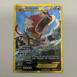 Pokemon TCG Gyarados EX 123/122 XY Breakpoint Full Art Holo - Image 1