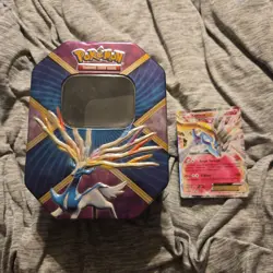 Pokemon TCG Shiny Xerneas XY149 & Tin - Image 1