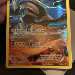 Pokemon TCG Black Kyurem XY80 Full Art Black Star Holo - Image 3