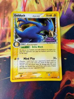 Golduck 43/110 LP-DMG Reverse Holo *STAMPED* Holon Phantoms 2006 Pokemon TCG - Image 1